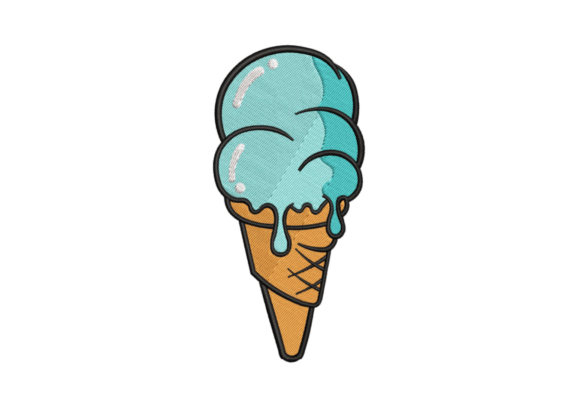 Coned Ice Cream: A Sweet Stitch for Handmade Gifts