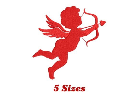 Cute Red Cupid Embroidery Review for Boutique Apparel