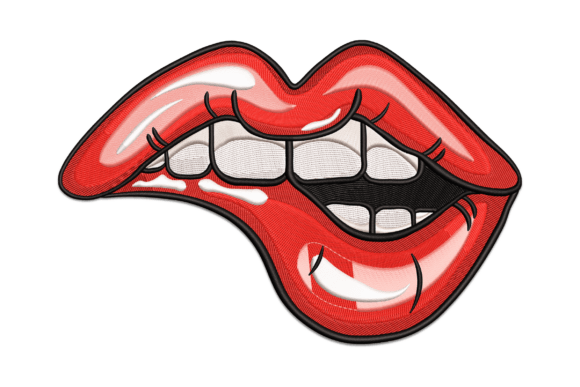 Review: Biting Lips Embroidery Design for Craft Fairs