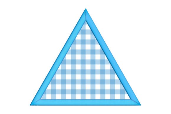 Triangle Applique: Whimsical Charm for Handmade Gifts